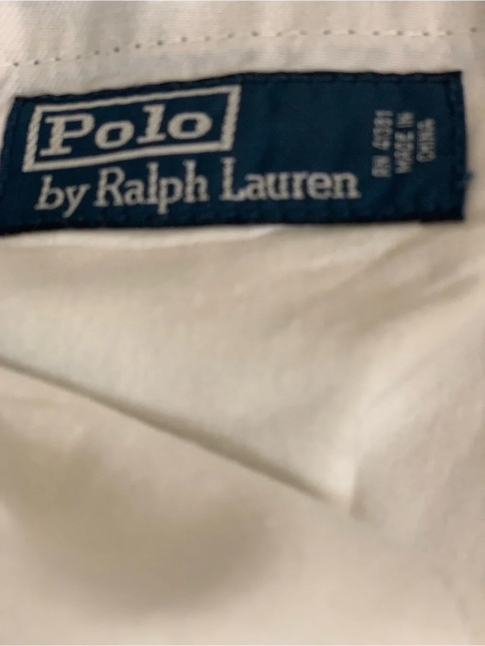 Ralph Lauren Navy Embroidered Seagull Flat Front Shorts